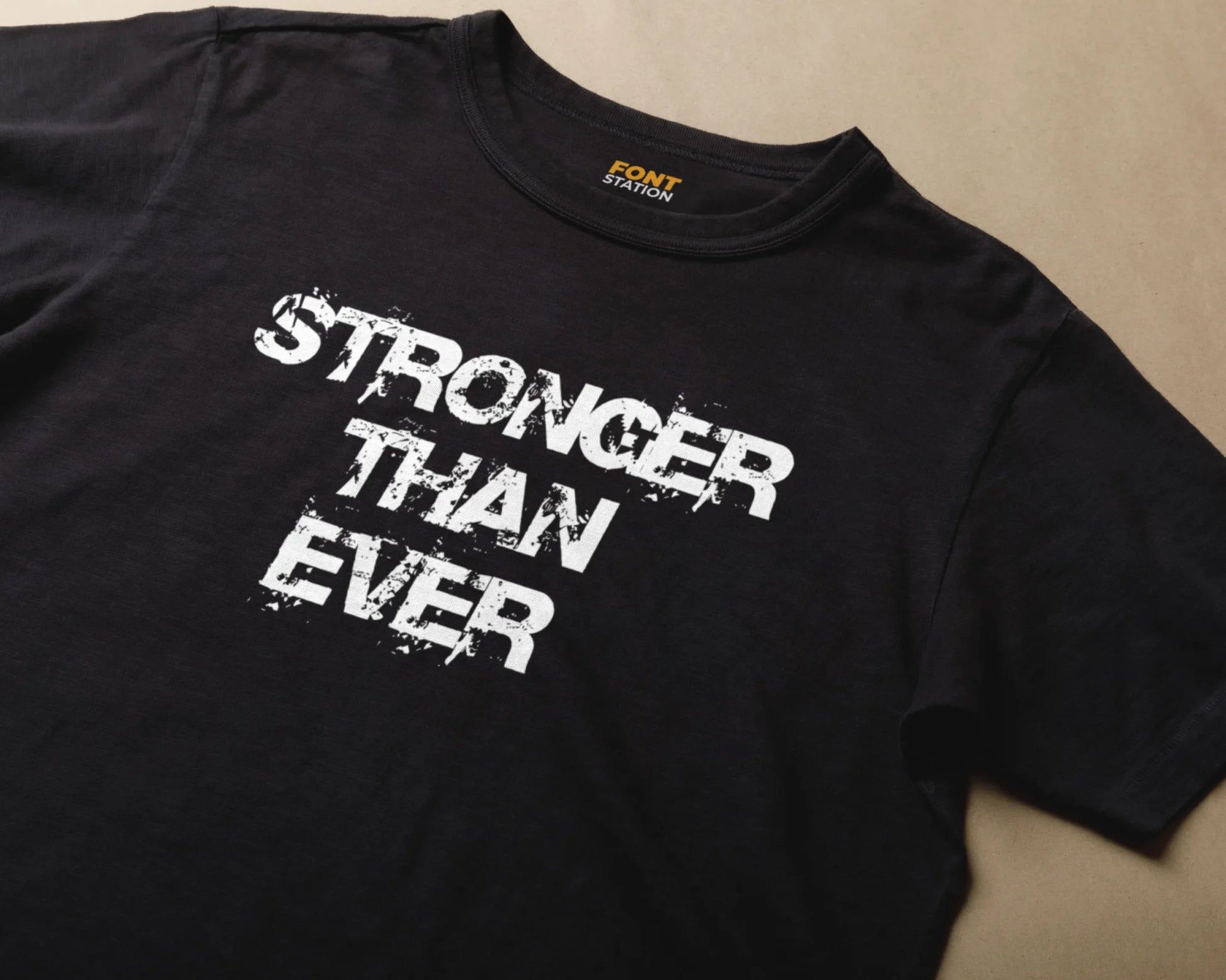 Sublimated T-Shirt with Adventure Font Typography - Fashionable Apparel Displaying Stylish Lettering