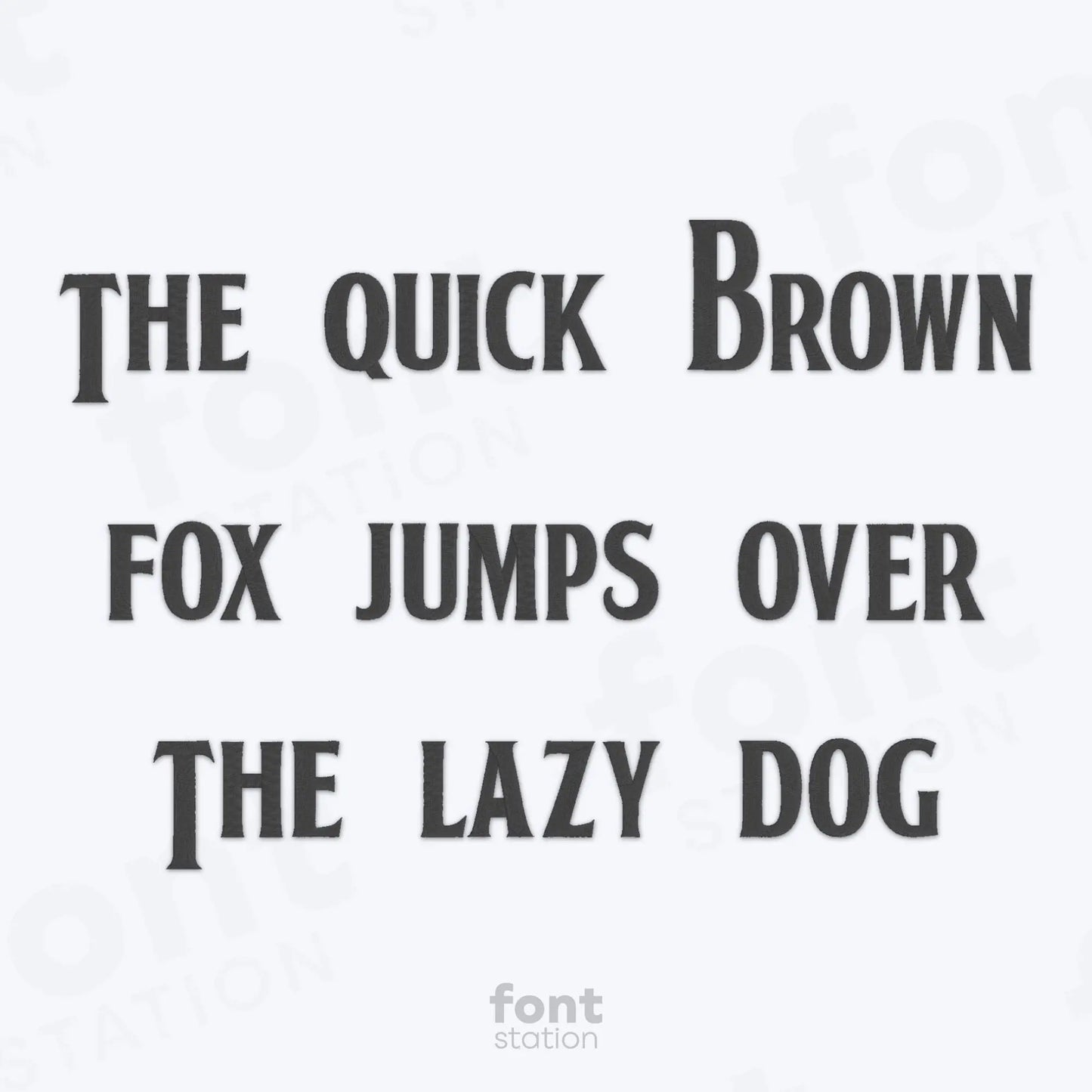 Beat Embroidery Font