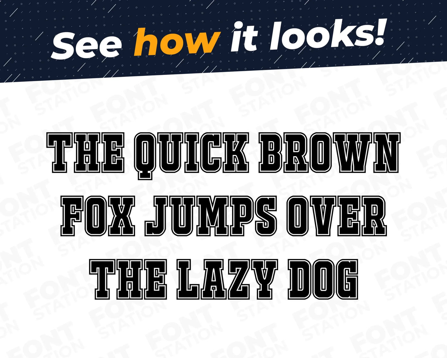 A complete showcase image of the Boxing font, featuring the text 'The quick brown fox jumps over the lazy dog' to display every letter of the alphabet.