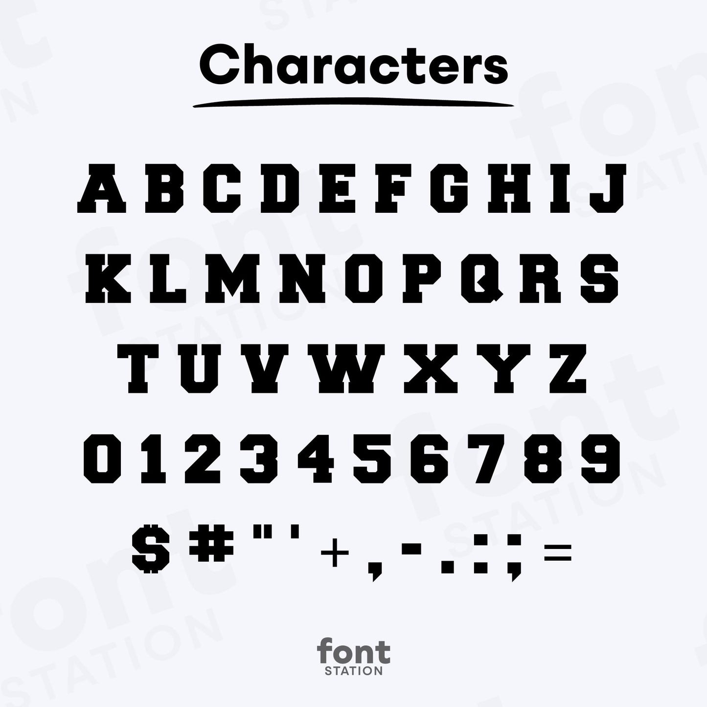 college-team-font-preview-square