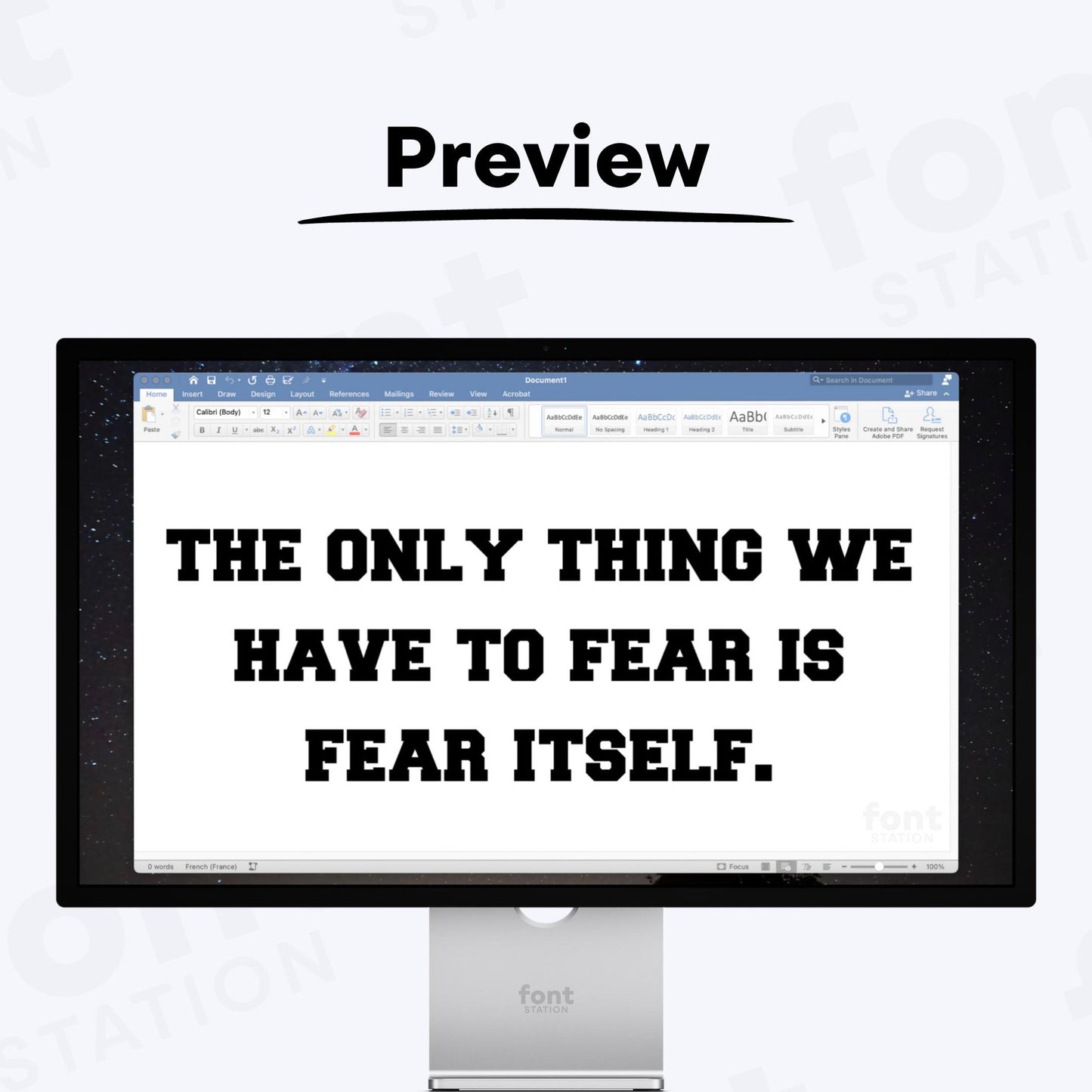 A complete showcase image of the College Team font, featuring the text 'The quick brown fox jumps over the lazy dog' to display every letter of the alphabet.