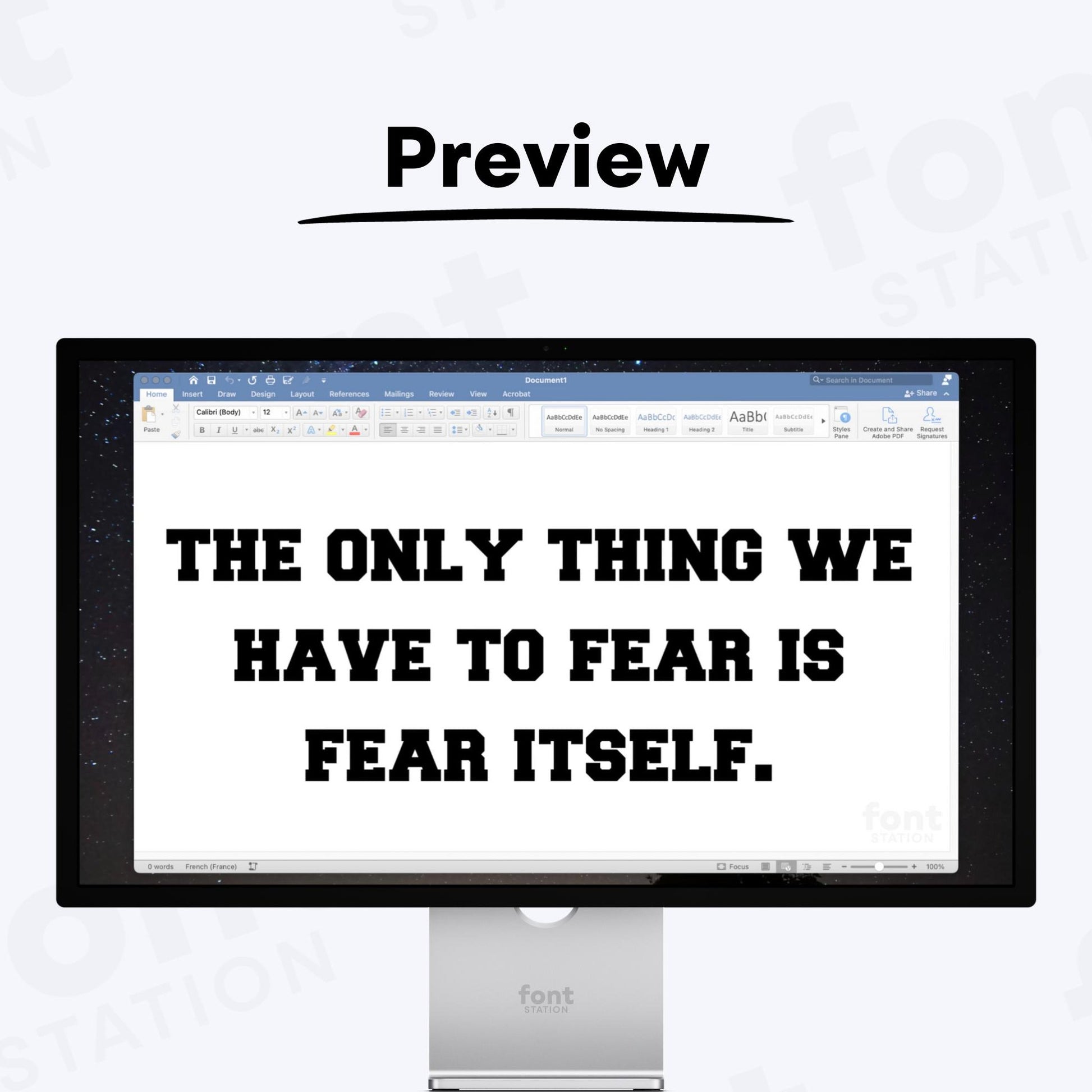 A complete showcase image of the College Team font, featuring the text 'The quick brown fox jumps over the lazy dog' to display every letter of the alphabet.