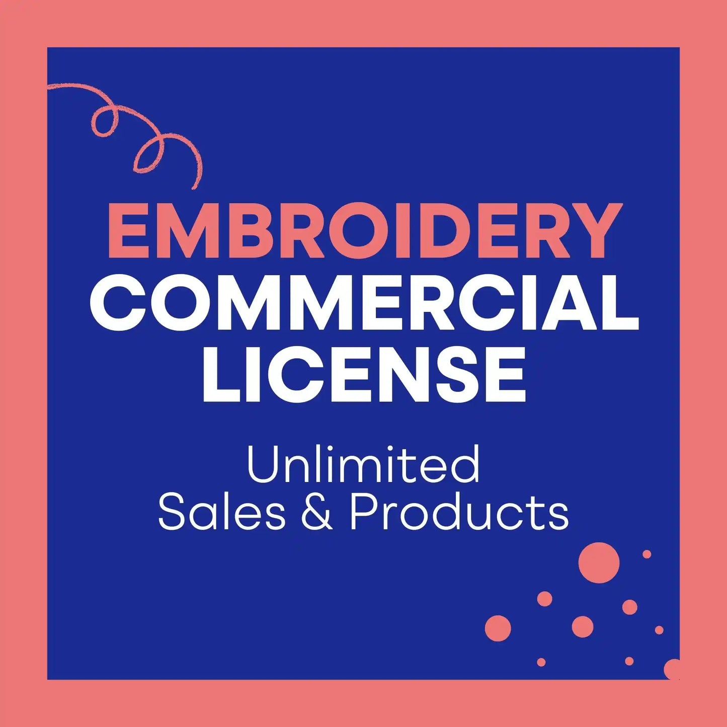Embroidery Font Commercial License Picture