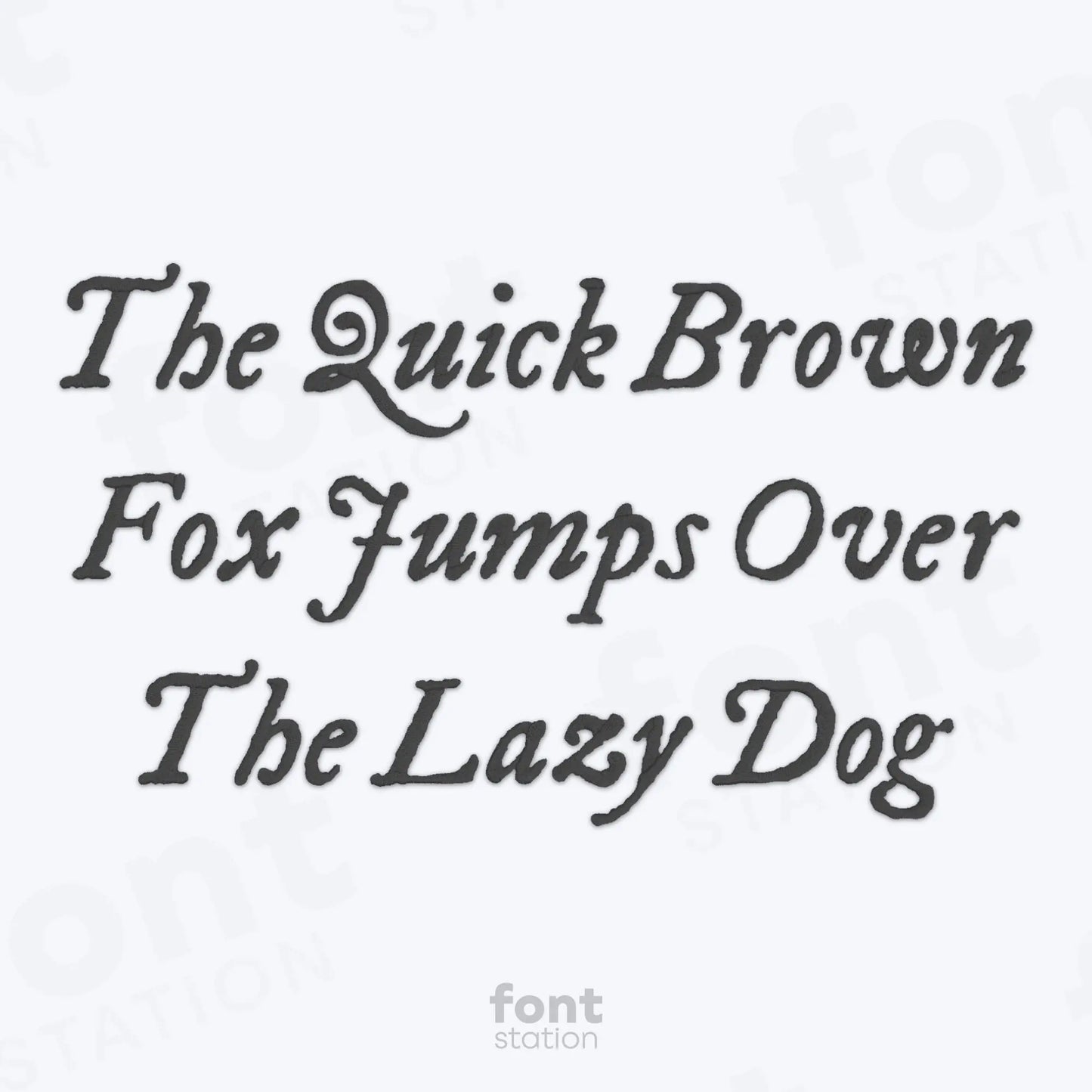 Folkloric Embroidery Font