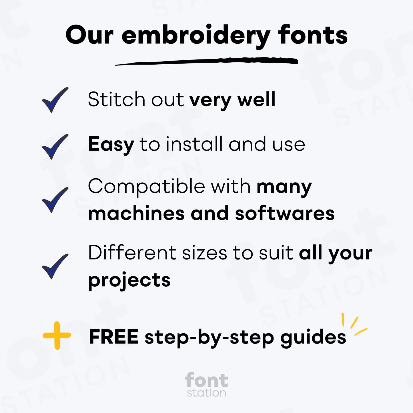 Girly Embroidery Font