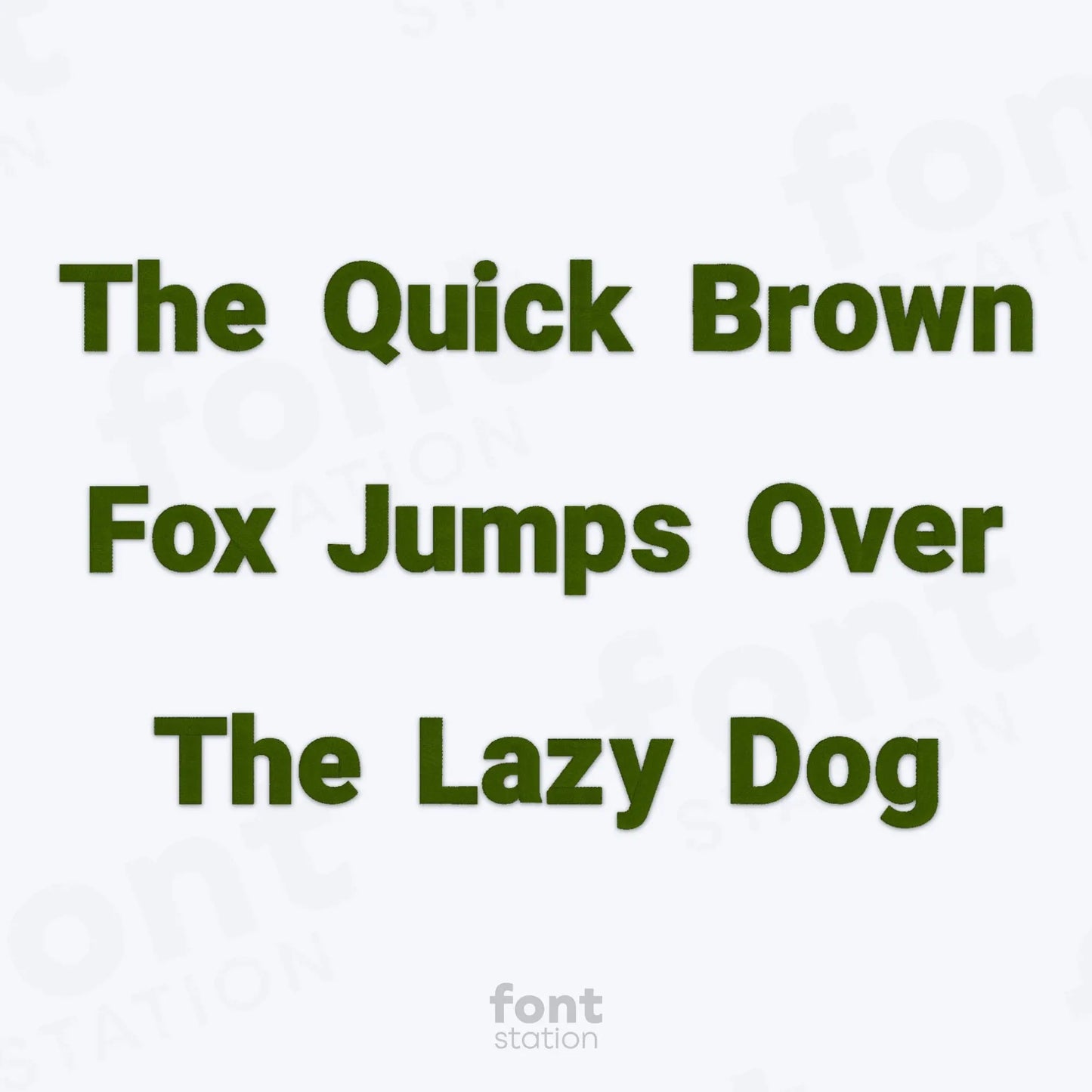 Deep Embroidery Font