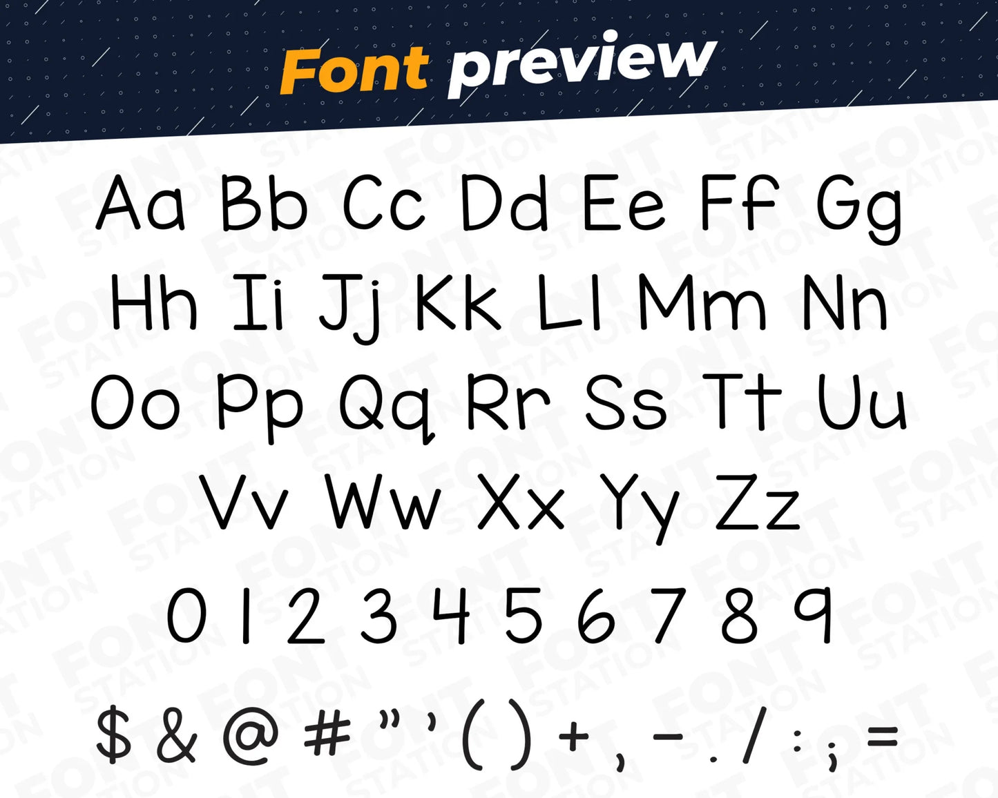 kindergarten-font-back-to-school-font-files-preview