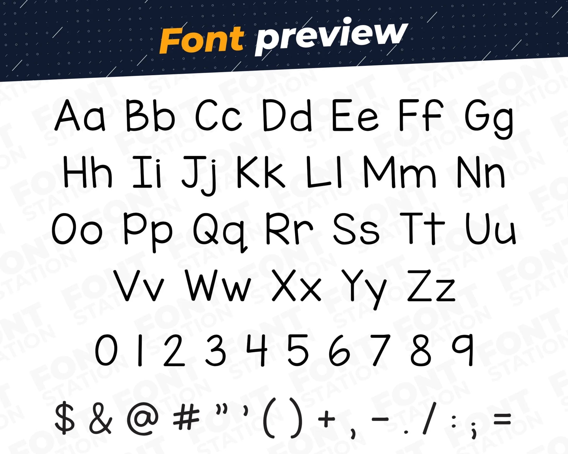 kindergarten-font-back-to-school-font-files-preview