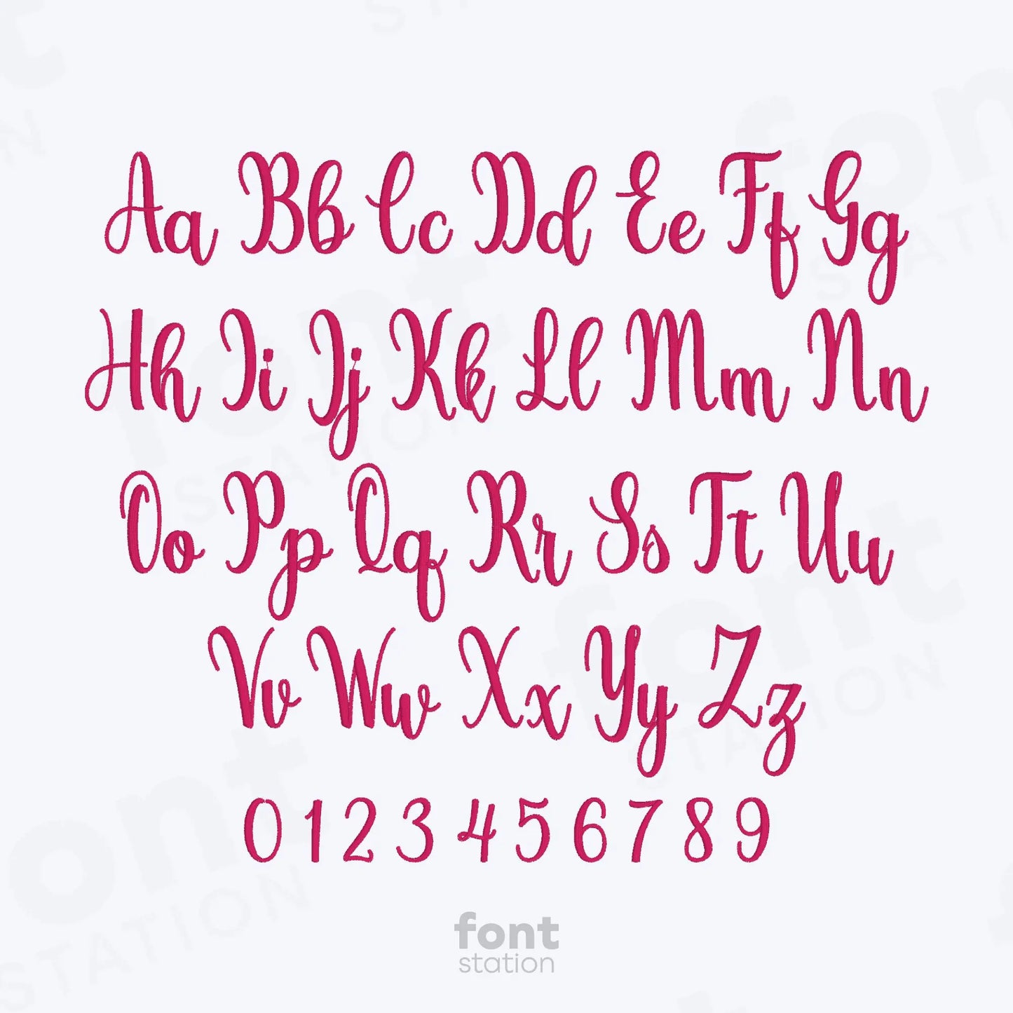 Lovely Embroidery Font