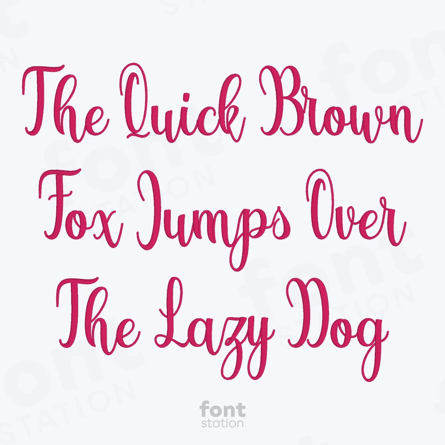 Lovely Embroidery Font