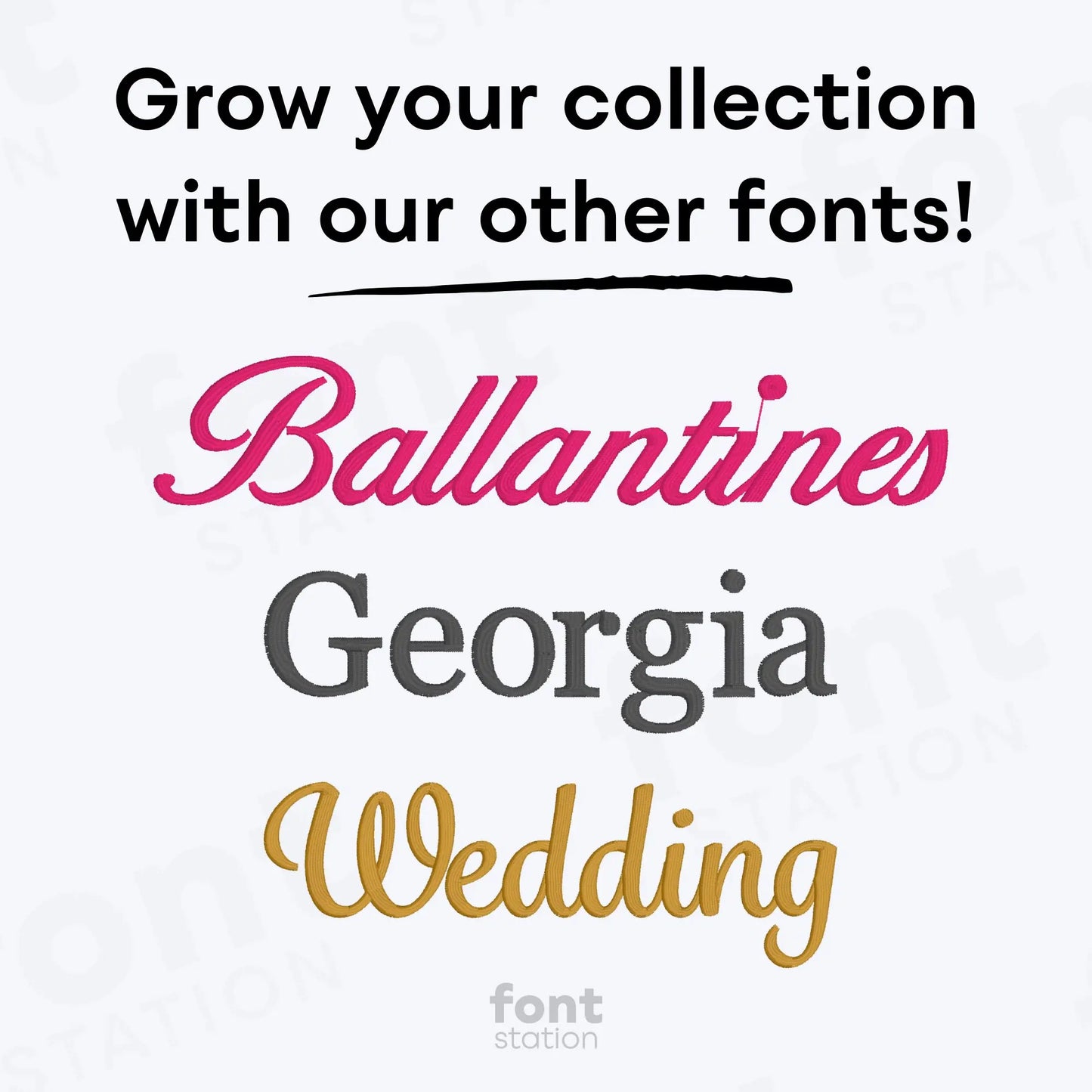 Lovely Embroidery Font