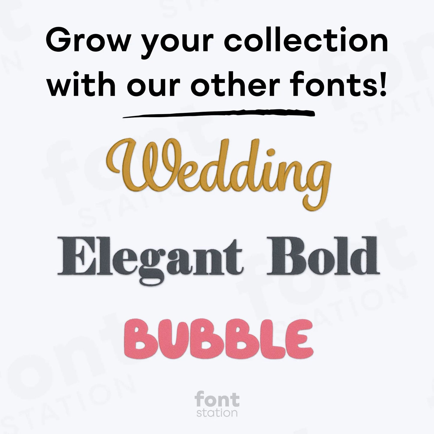 Madame Embroidery Font