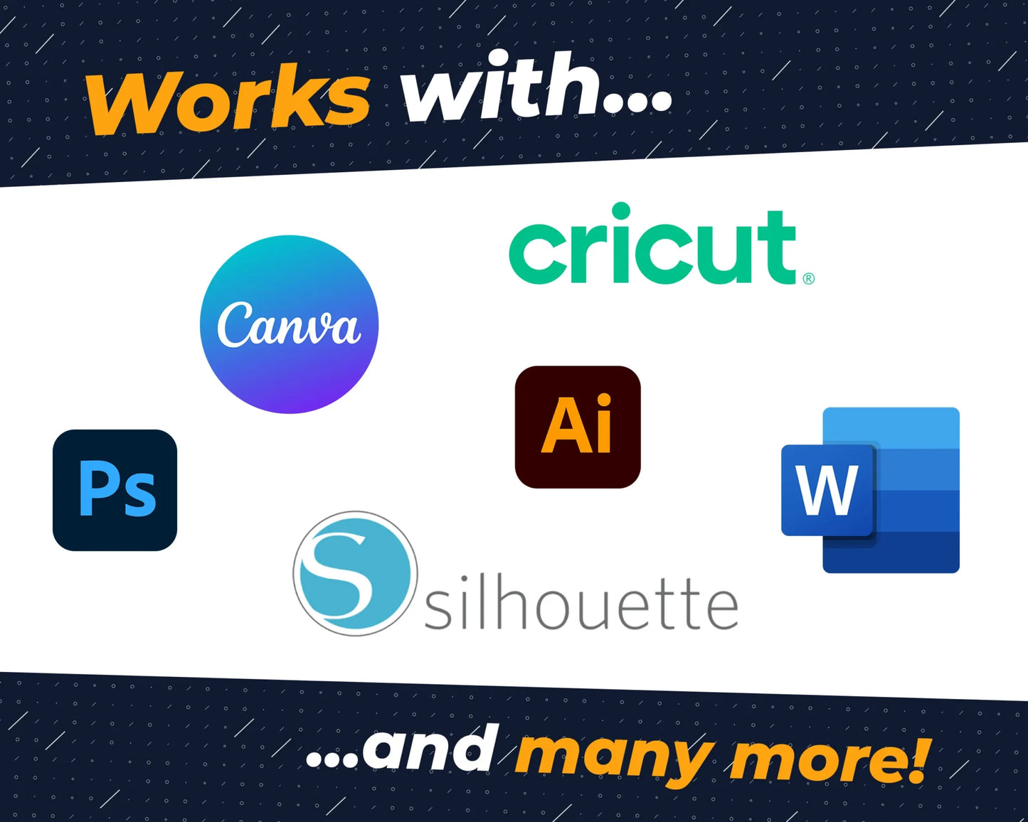 Compatible Software Logos for Ninja Font