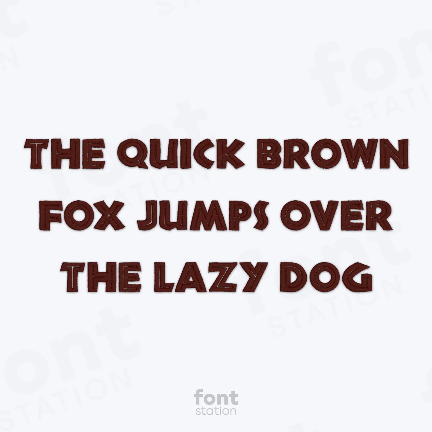 Hakuna Matata Embroidery Font