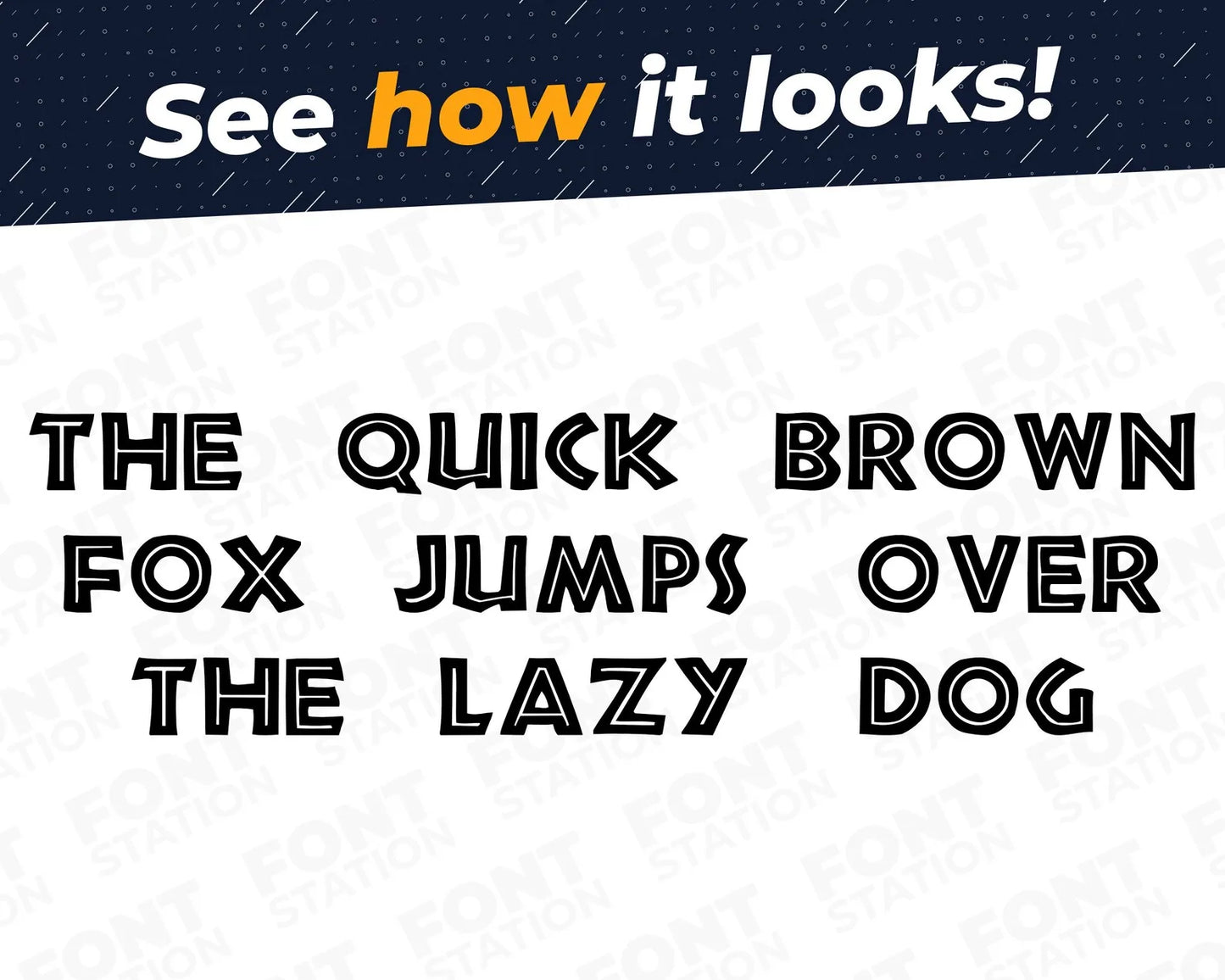 A complete showcase image of the Safari font, featuring the text 'The quick brown fox jumps over the lazy dog' to display every letter of the alphabet.