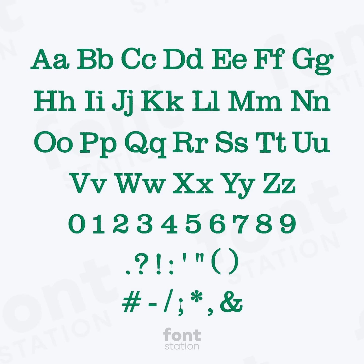 school-book-embroidery-font-preview-square