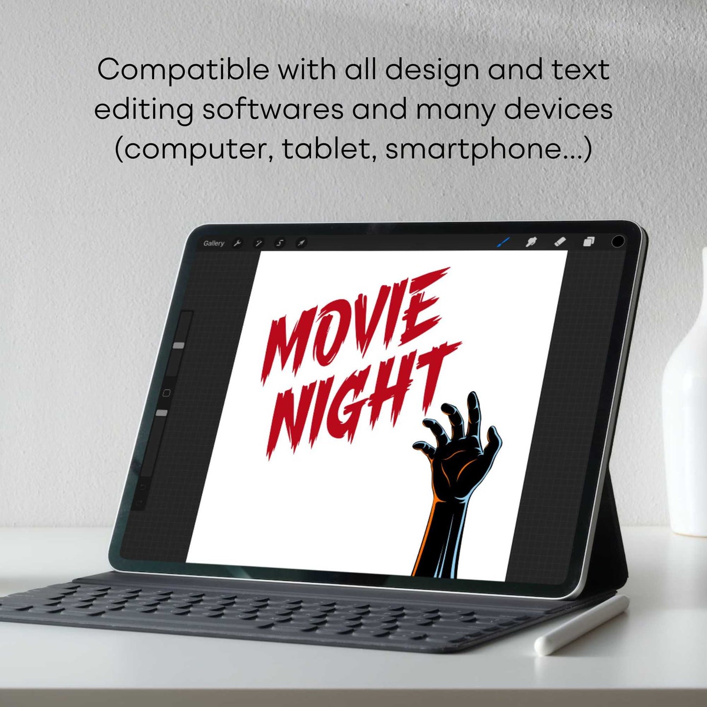 slasher-font-example-tablet-square
