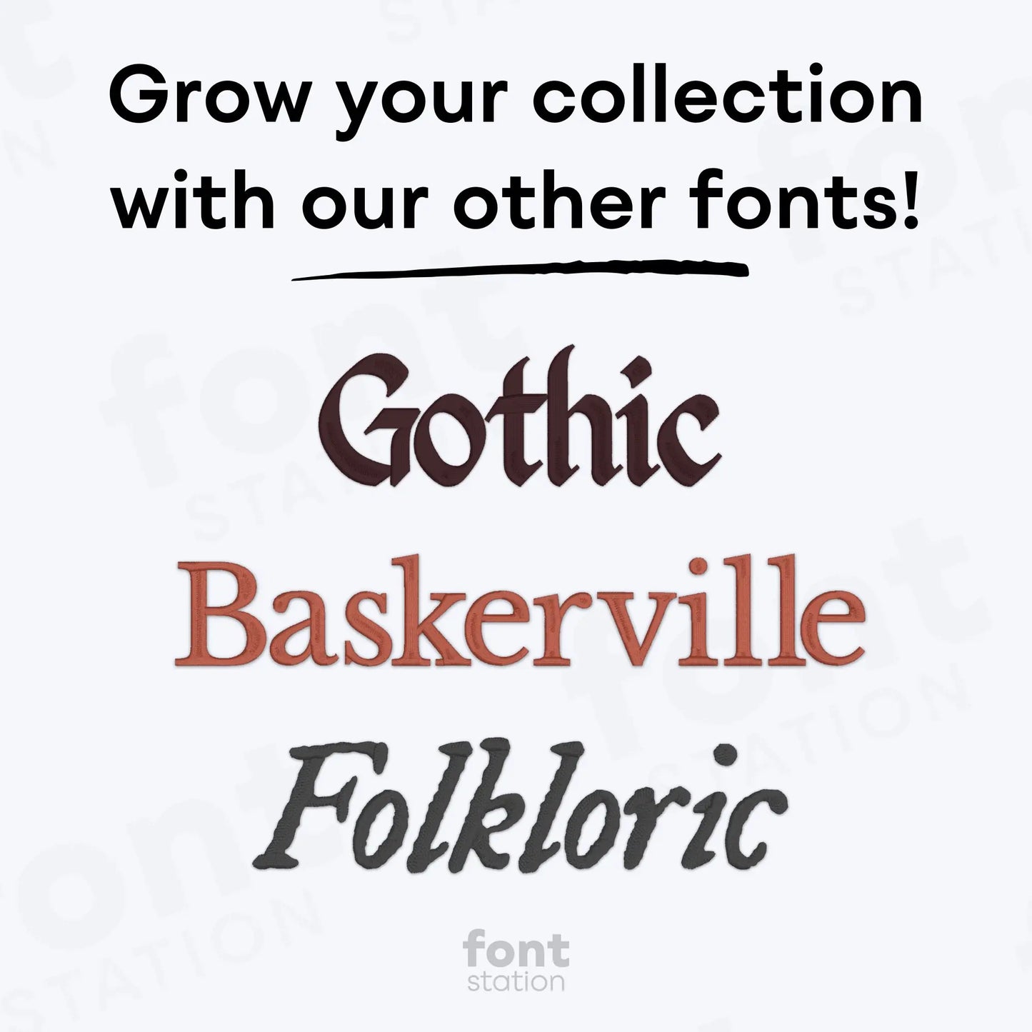 Sofia Embroidery Font