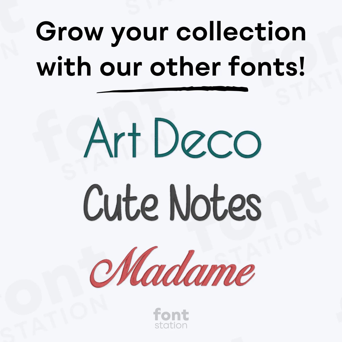 Times Roman Bold Embroidery Font