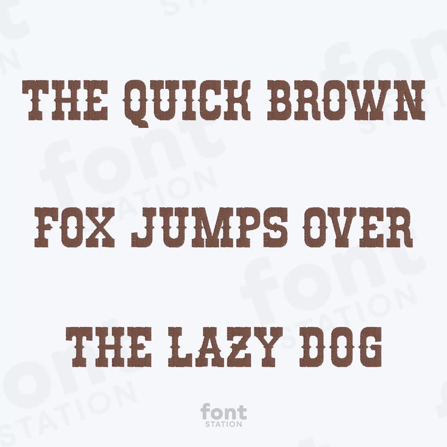 western-embroidery-font-sentence-example-square
