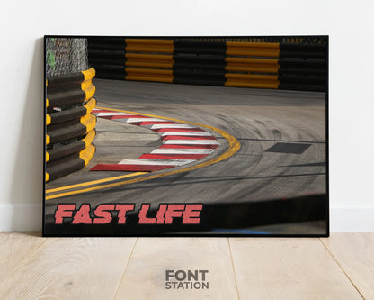 Speed Font Display on Frame - Typography Presentation