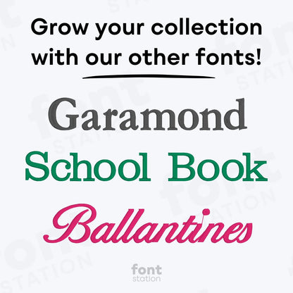 Comic Sans Embroidery Font
