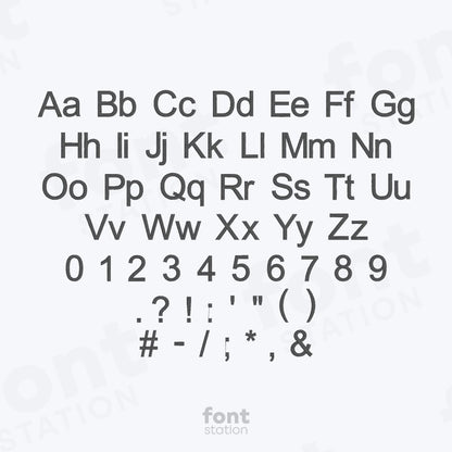 Arial Embroidery Font