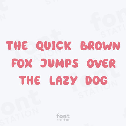 Bubble Embroidery Font