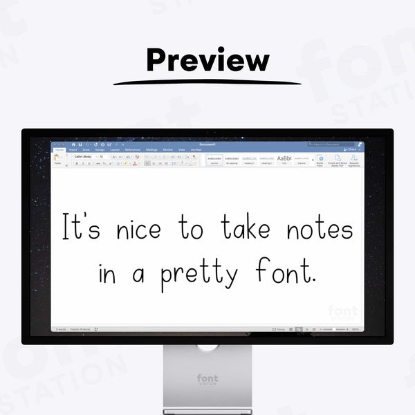 Cute Notes Font – FontStation