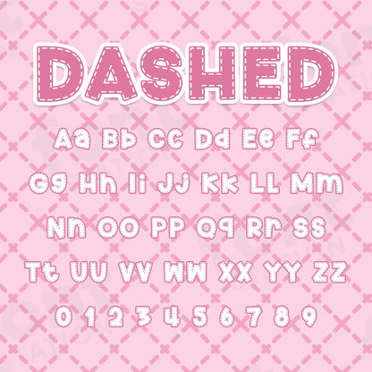 Dashed Word Body Dashed Font – FontStation