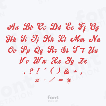 Delicious Embroidery Font