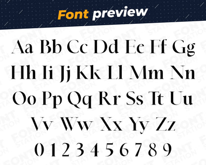 Image showing all characters available in the Diamond font created by FontStation.
