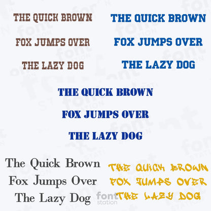 Display Embroidery Fonts Bundle