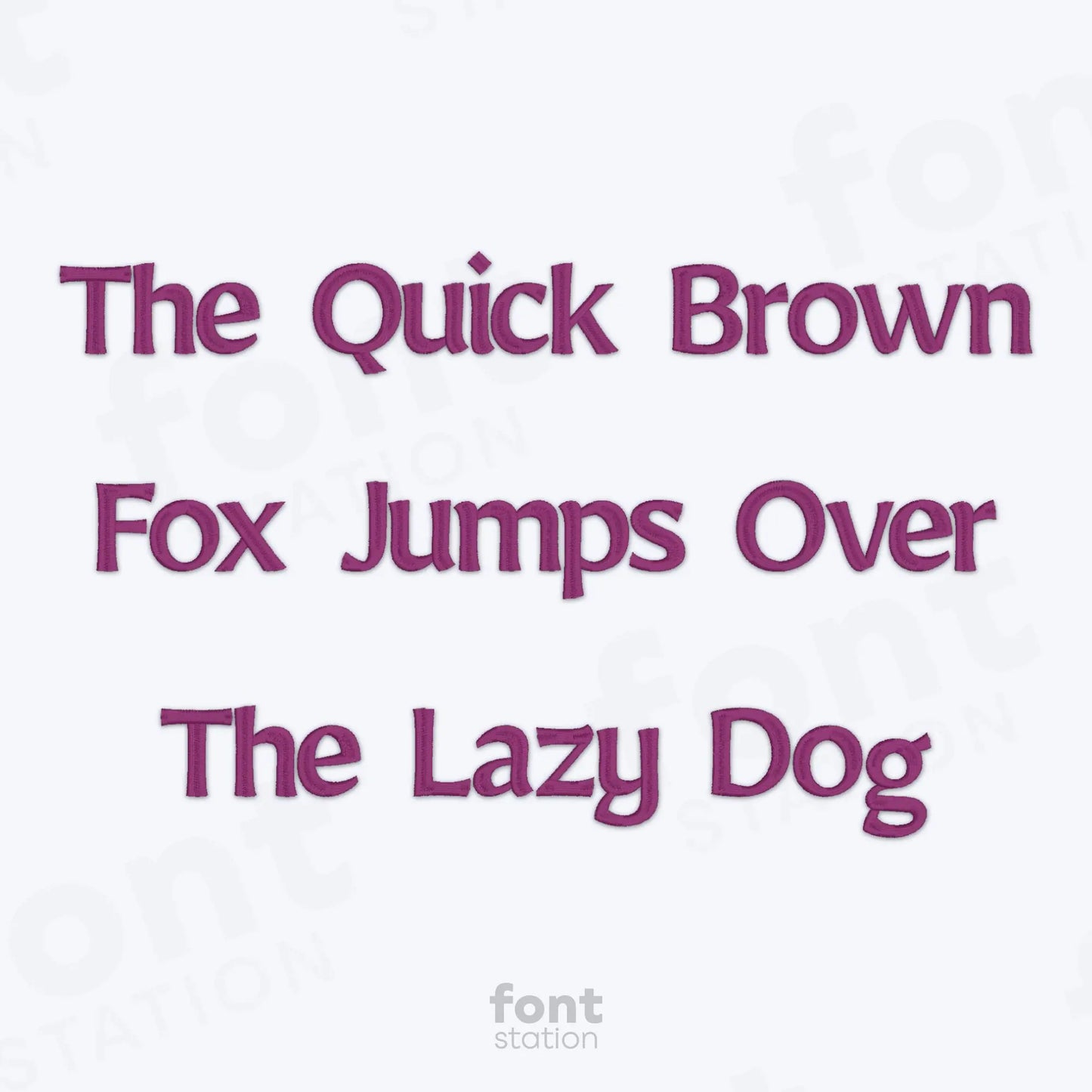 Fairytale Embroidery Font
