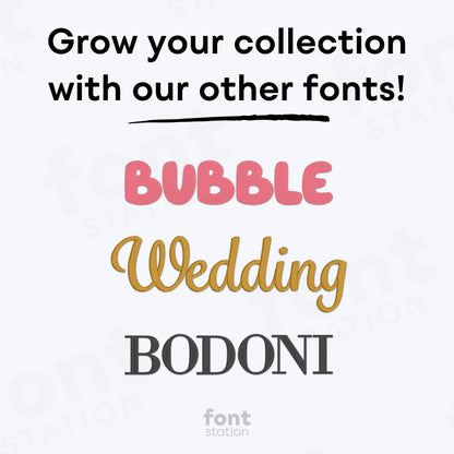 Fairytale Embroidery Font