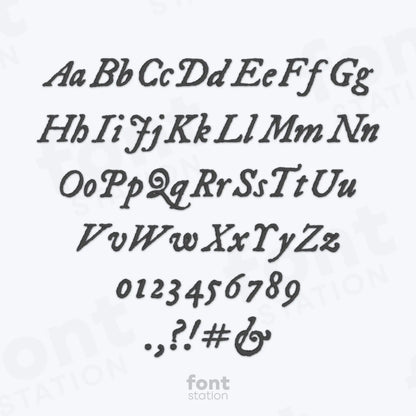 Folkloric Embroidery Font