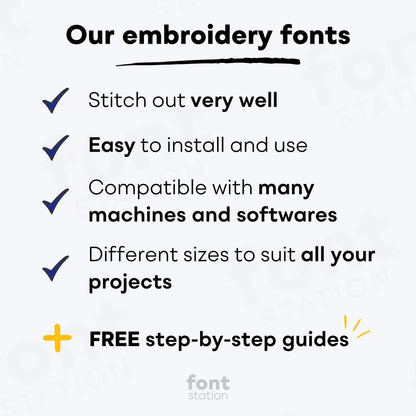 Girly Embroidery Font