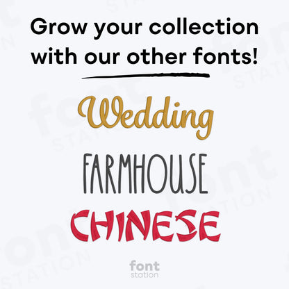 Hellenica Embroidery Font