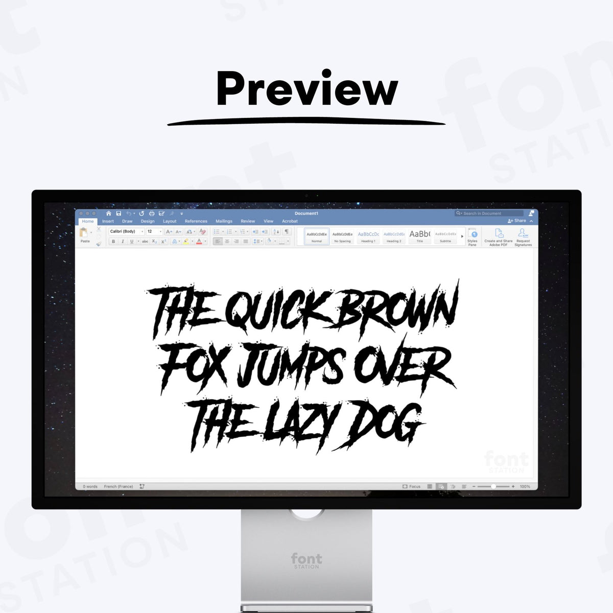 Horror Font – FontStation