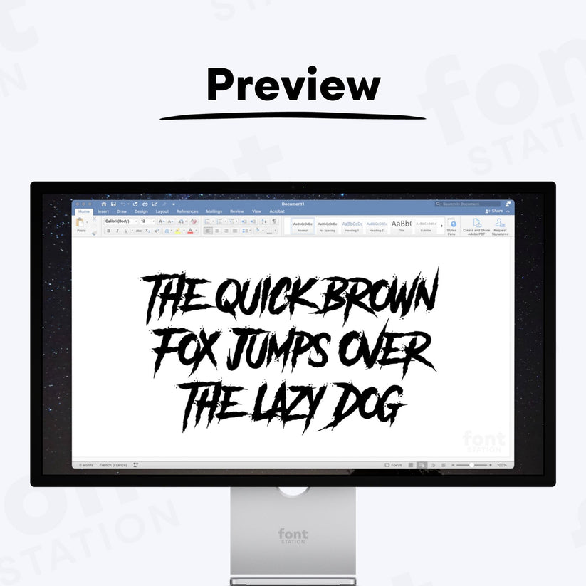 Horror Font – FontStation