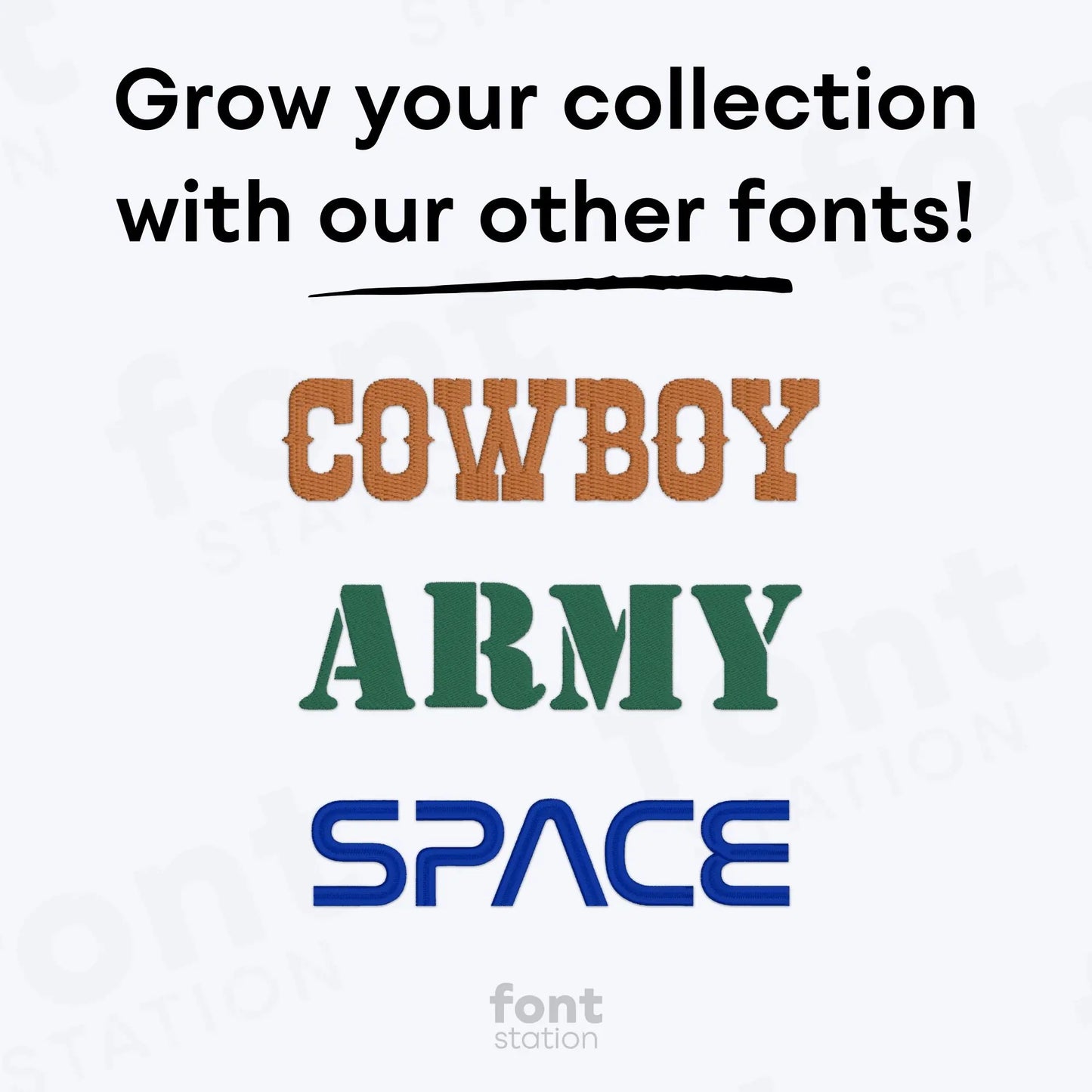 Deep Embroidery Font