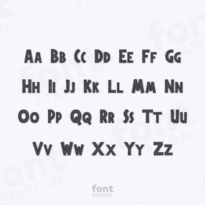 Dinorassic Embroidery Font