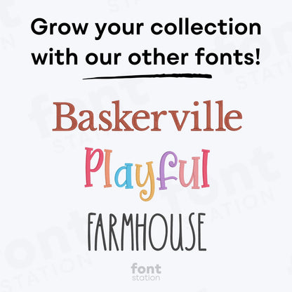 License Plate Embroidery Font