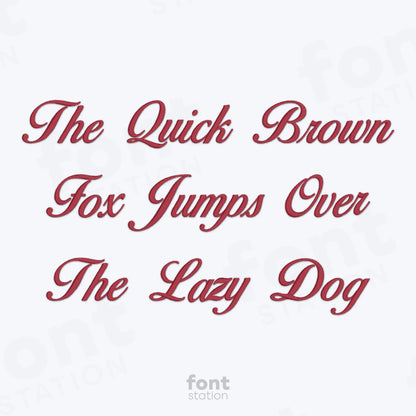 Madame Embroidery Font