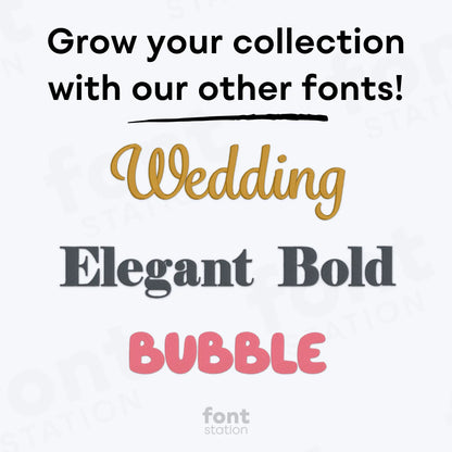 Madame Embroidery Font