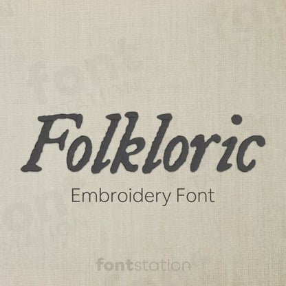Folkloric Embroidery Font
