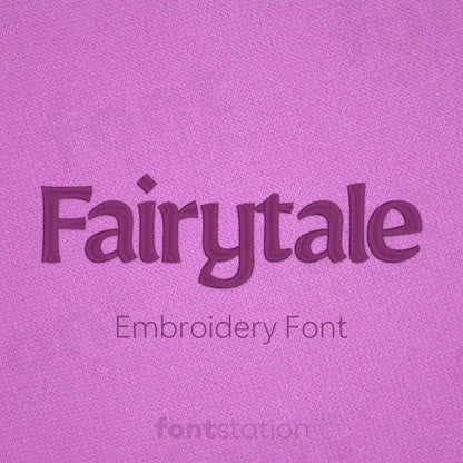 Fairytale Embroidery Font