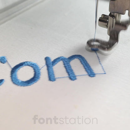 Comic Sans Embroidery Font