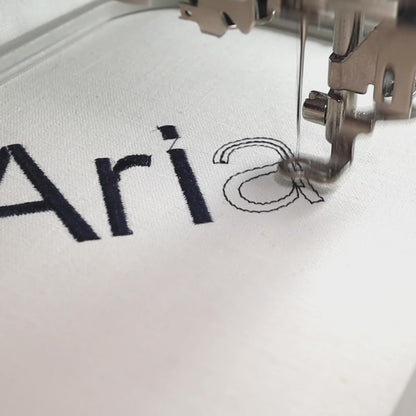 Arial Narrow Embroidery Font