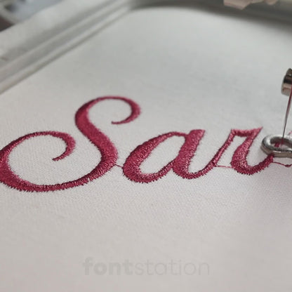 Ballantines Embroidery Font
